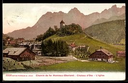 AK Chateau d`Oex, l`église